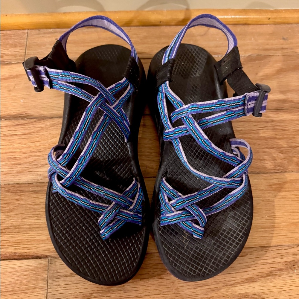 Chaco Women’s ZX2 Classic Sport Sandal - Purple/Blue/Black - Size 8